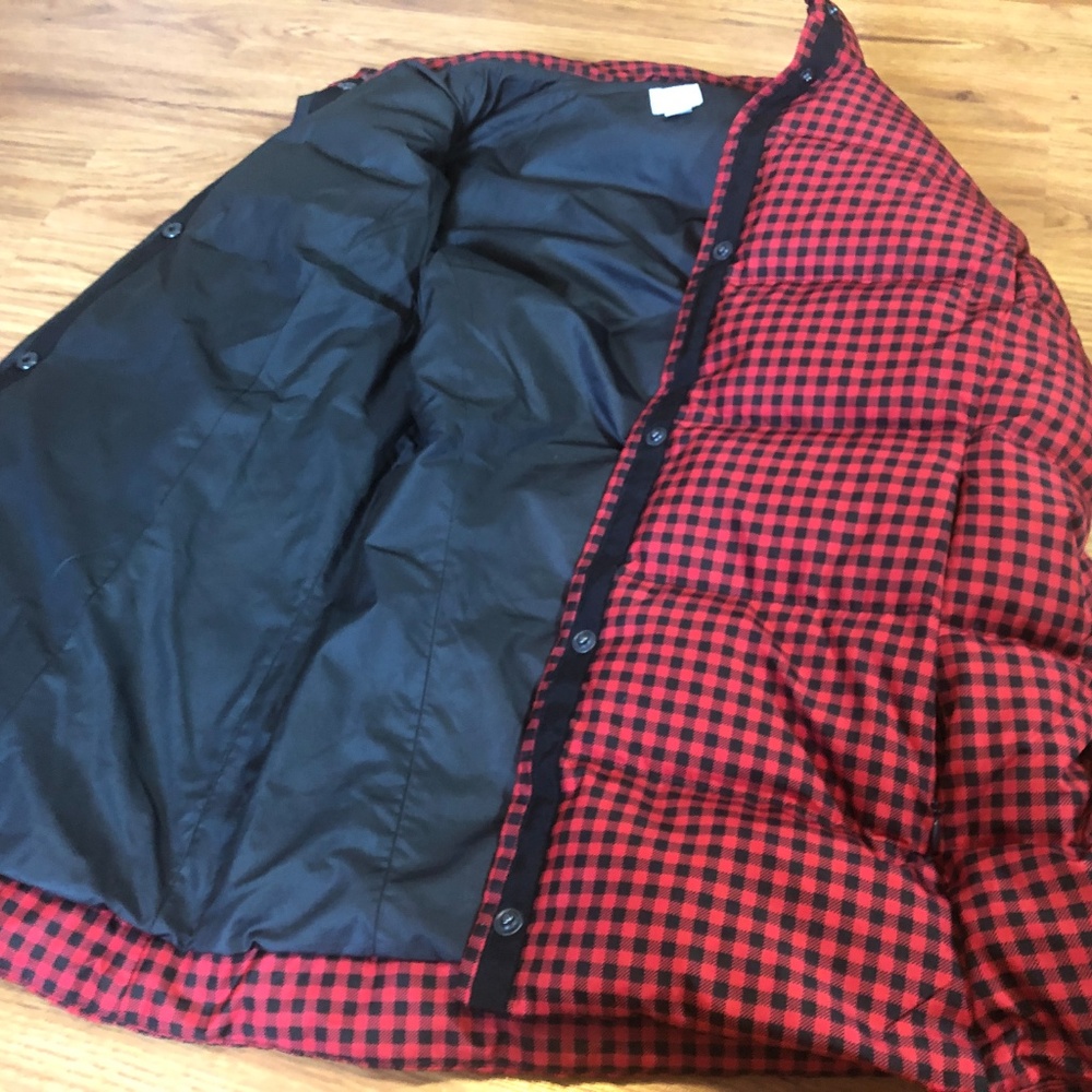 J Jill Down Gingham Vest - Picture 8 of 8